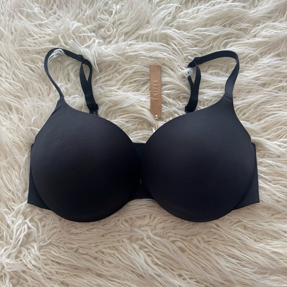 Skims Ultimate Push up Plunge Bra Onyx Size 44C